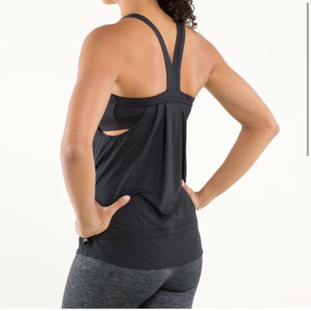 Lululemon Black Rest Less Tank - Picture 3 of 7